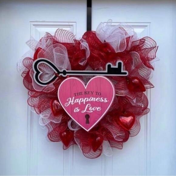 Hand Crafted Other - Valentine’s Day Wreath